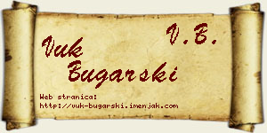 Vuk Bugarski vizit kartica